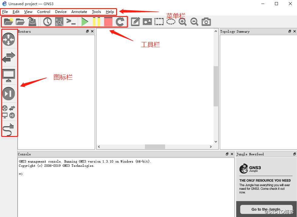 GNS3 1.3.10安装使用详解