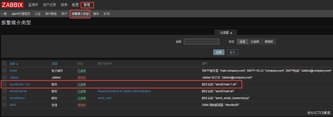 zabbix3.4实现sendEmail邮件报警