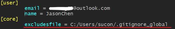 git_config里的变化