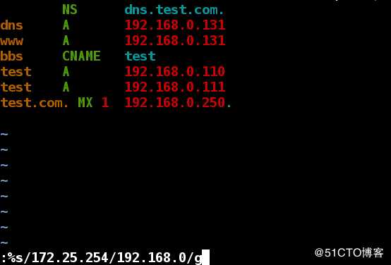 linux的DNS之主从同步配置