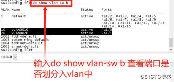 通过Trunk链路实现跨VLAN的通信