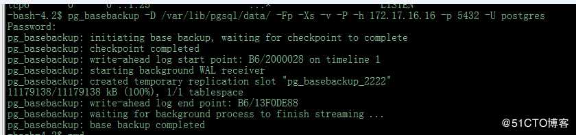 Postgres 11.4 pg_basebackup  Permission denied