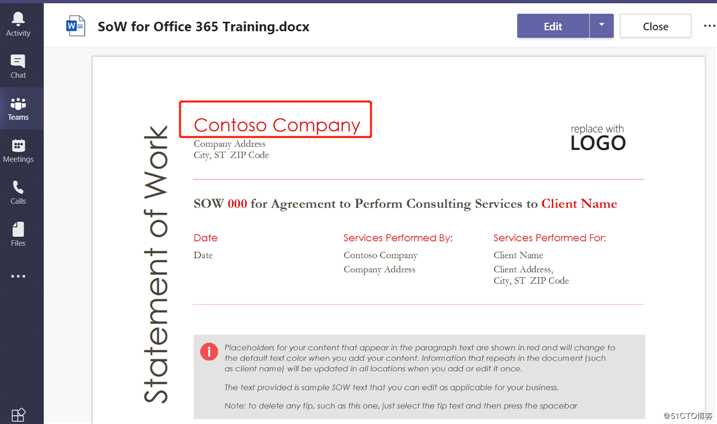 Office 365 小技巧 ：Microsoft Teams_ 就地编辑文档