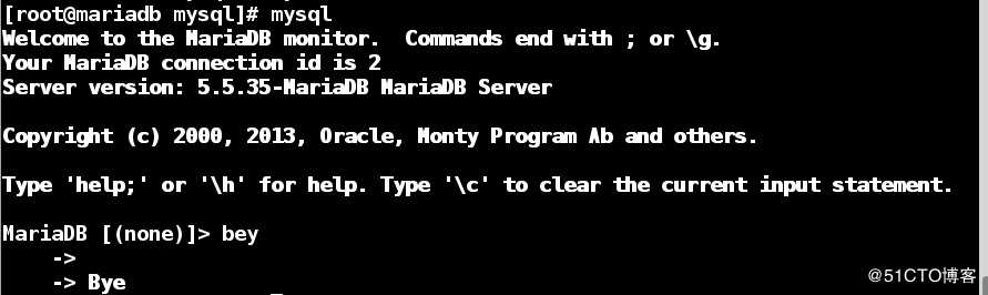 linux系统中数据库mariadb