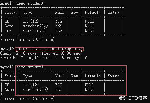 MYSQL学习系列--DDL语句