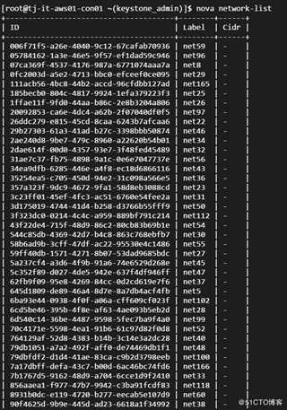 在Openstack控制节点上使用nova命令创建虚拟机（详细图文过程）
