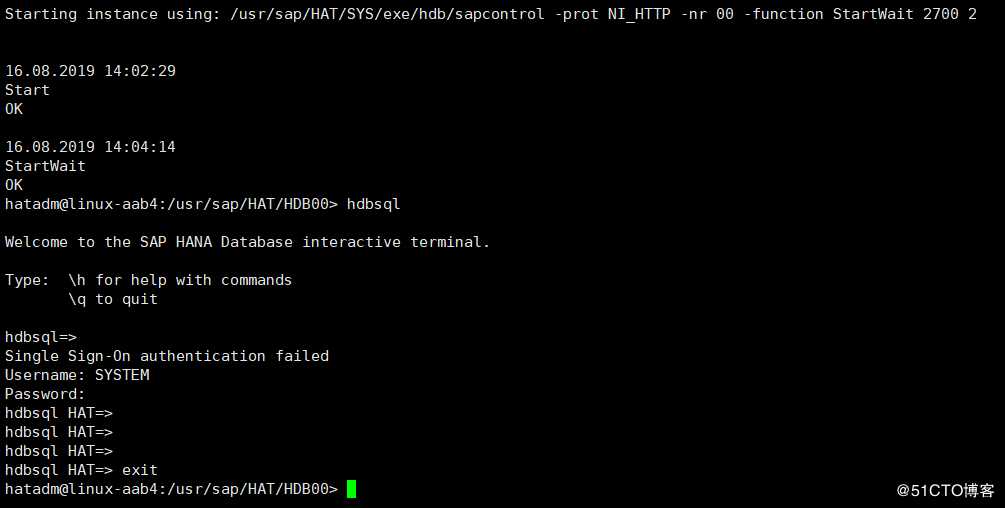 【Zabbix】HANA数据库密码重置