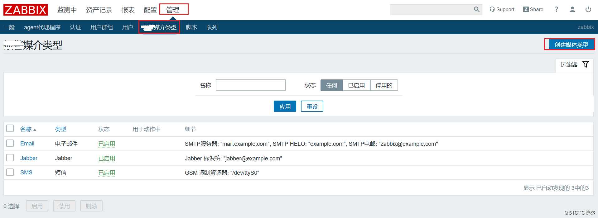 Zabbix 配置QQ邮箱报警通知