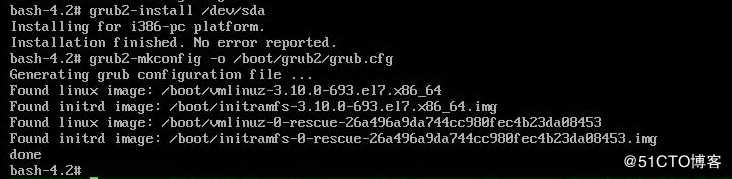 CentOS 7中修复GRUB菜单故障实验