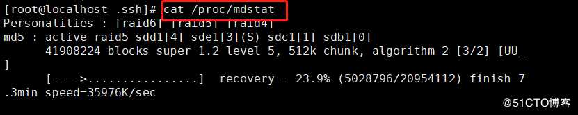 CentOS 7 软RAID5设置
