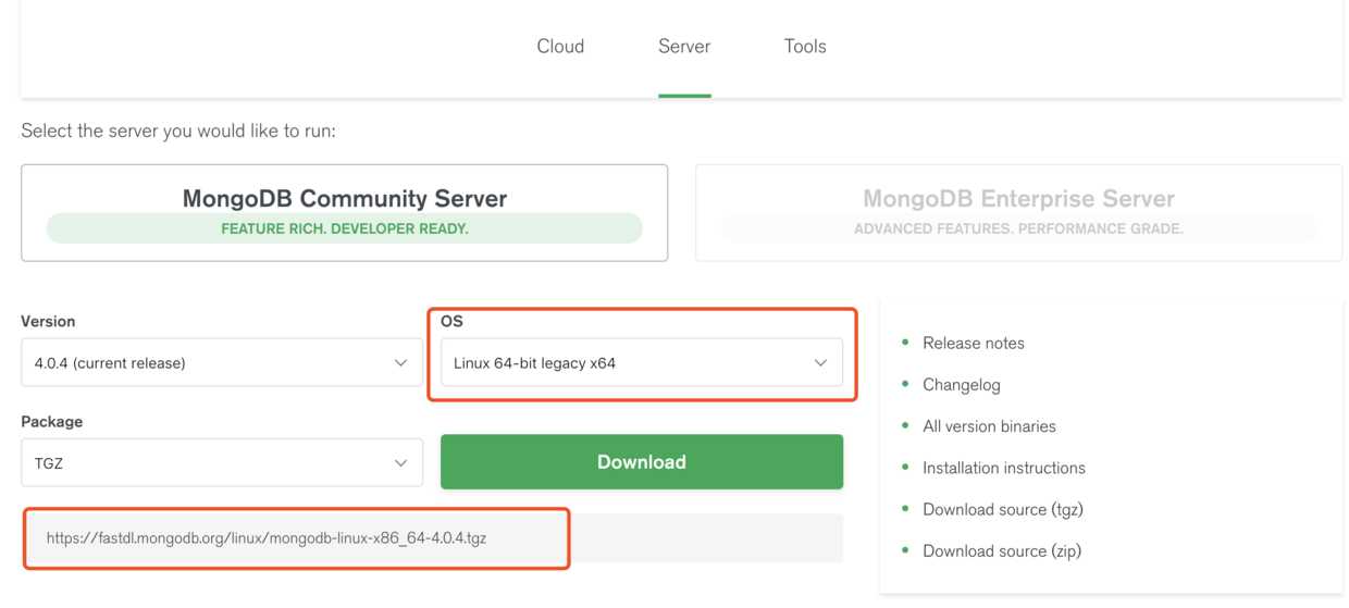 mongodb