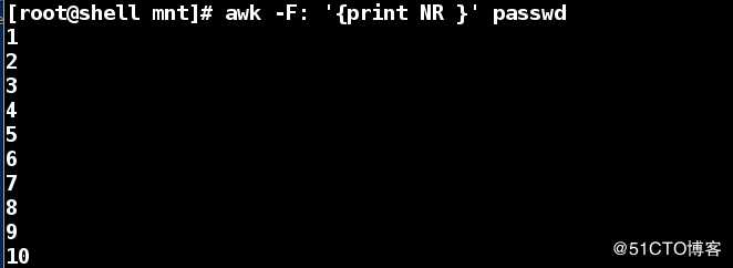 shell三剑客之awk 报告生成器