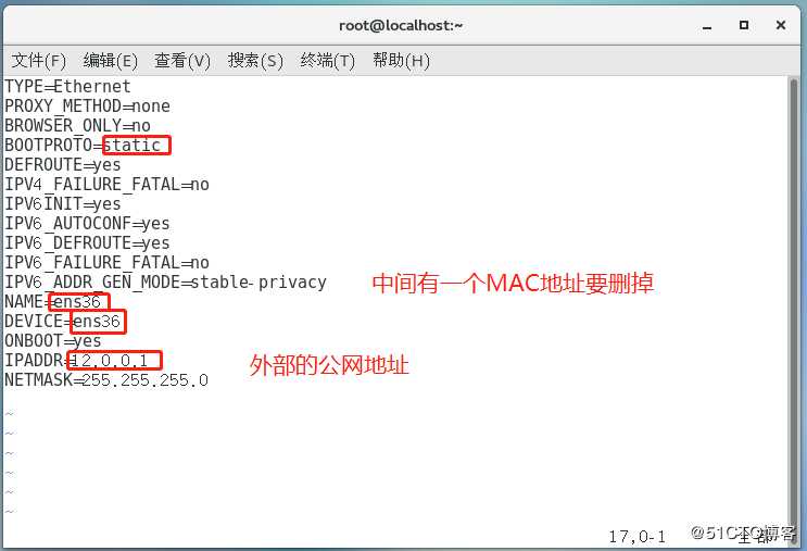 linux-Centos7   DNS分离解析（广域网和区域网同一个域名不同的地址）