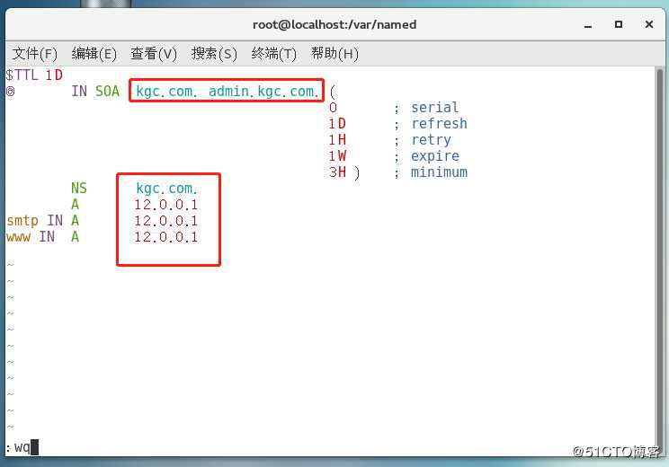 linux-Centos7   DNS分离解析（广域网和区域网同一个域名不同的地址）