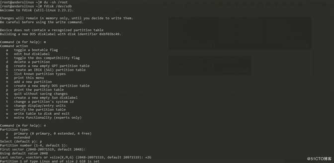 su、sudo、df、du、fdisk、分区