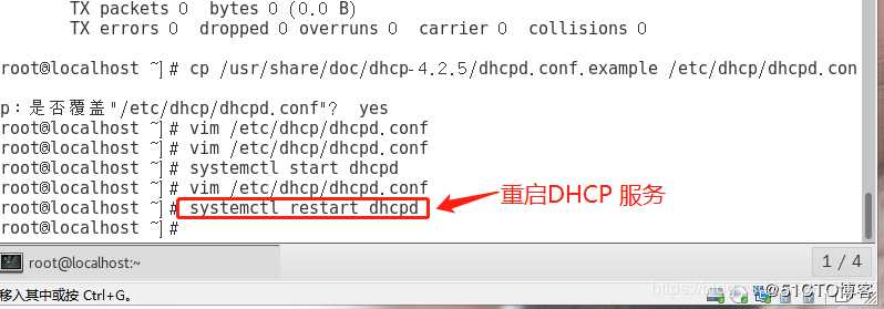 Linux Centos7 综合实验（DNS+DHCP+WEB)
