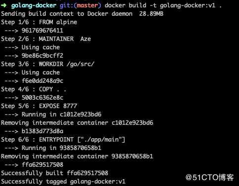 docker部署go应用