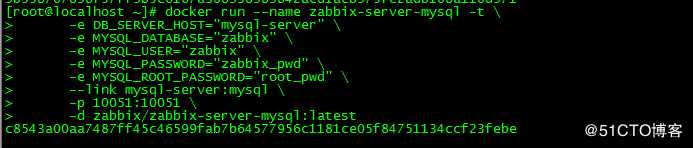 docker安装zabbix4.0监控系统