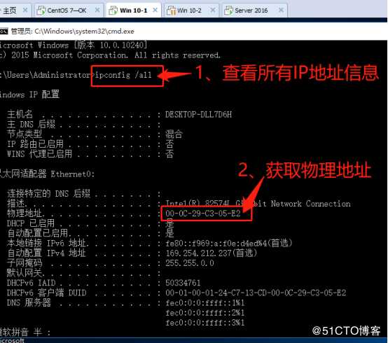 架构DHCP+DNS+WEB综合服务