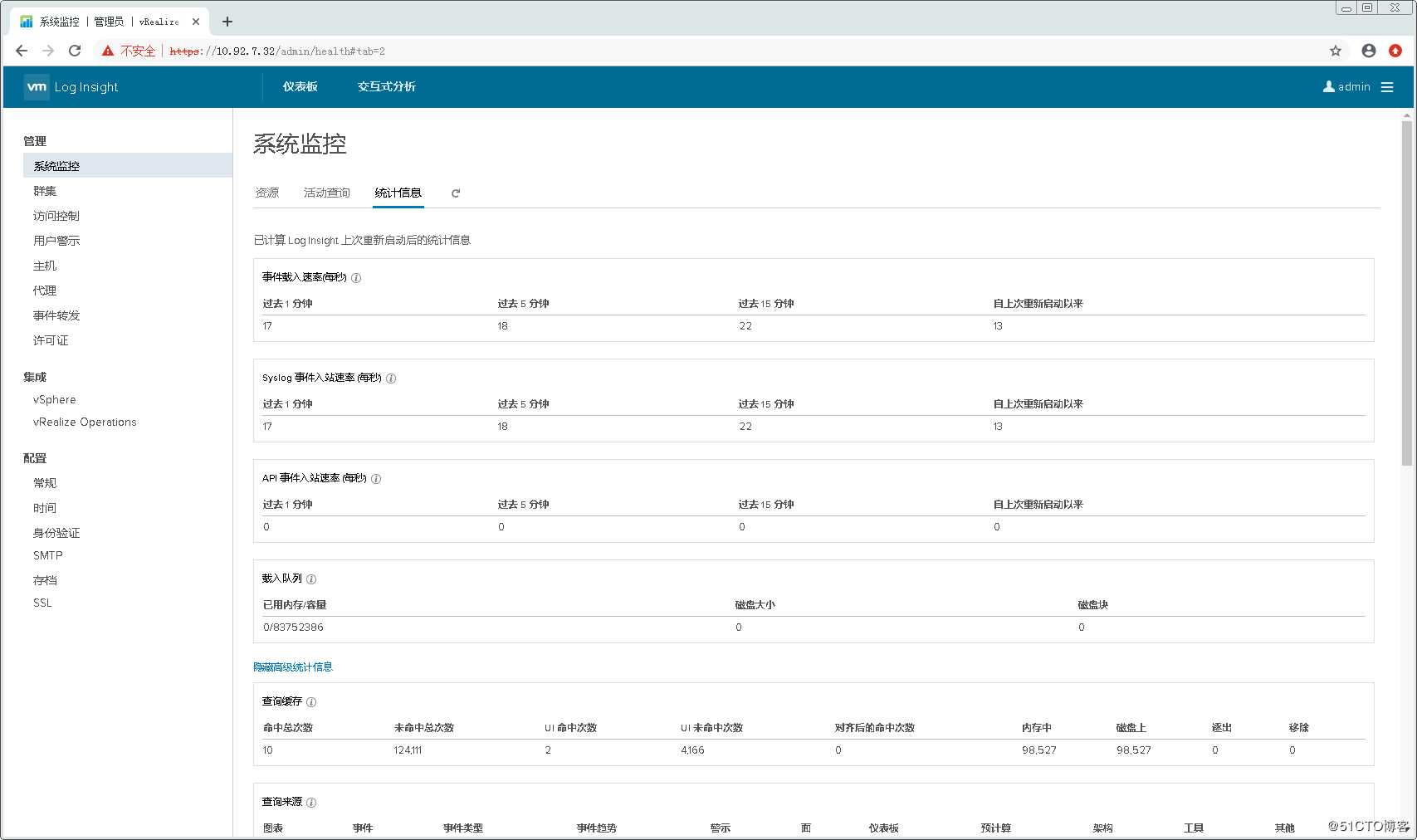 配置使用VMware vRealize Log Insight