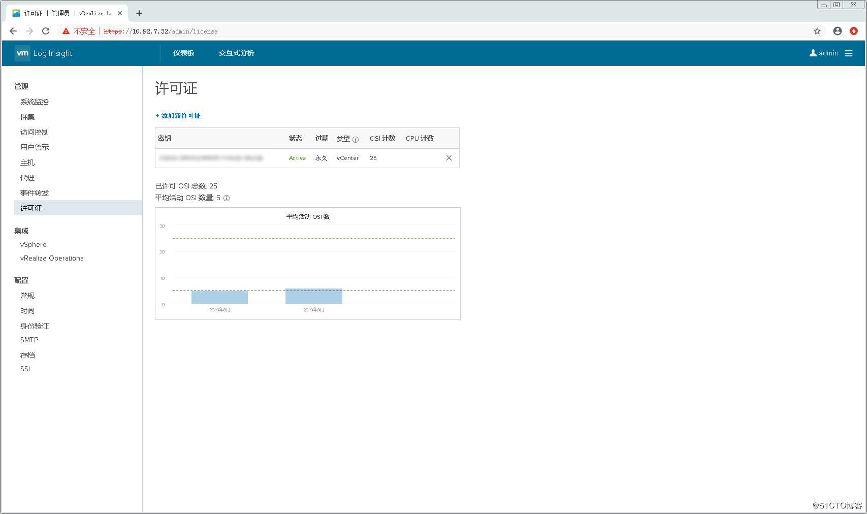配置使用VMware vRealize Log Insight