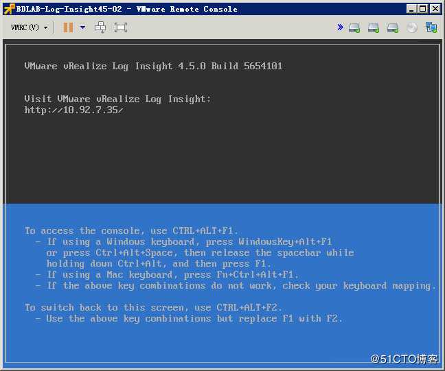 配置使用VMware vRealize Log Insight