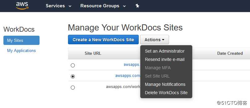 AWS WorkDocs对于用户权限的管理