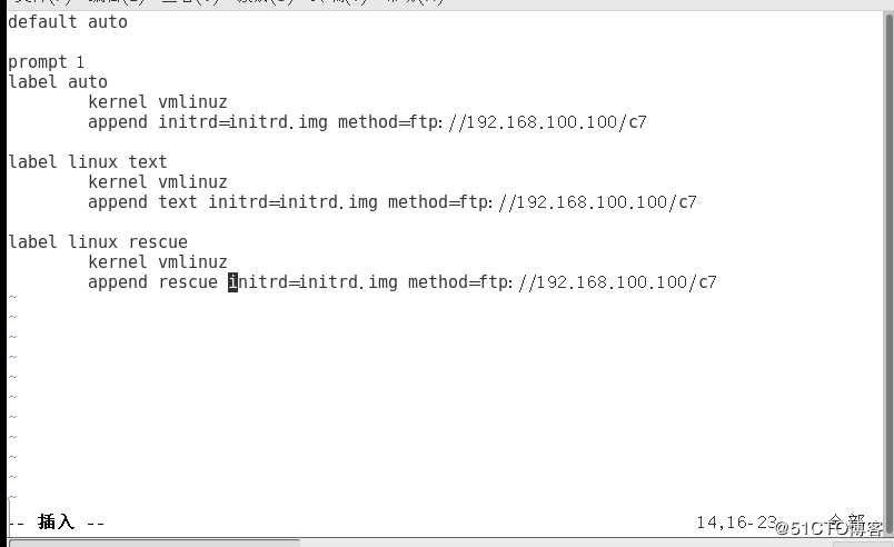 部署PXE远程安装服务（Centos 7系统）