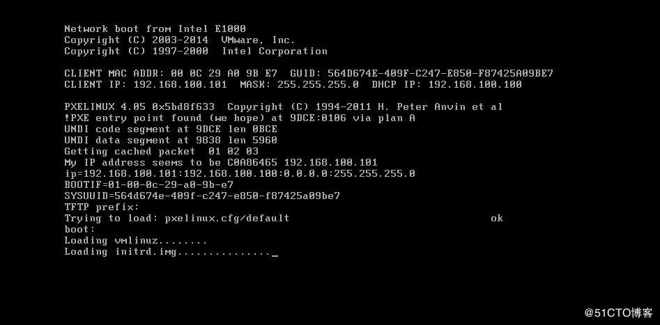 部署PXE远程安装服务（Centos 7系统）