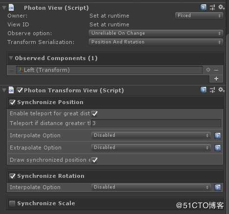 Photon（PUN）对HTC Vive进行同步