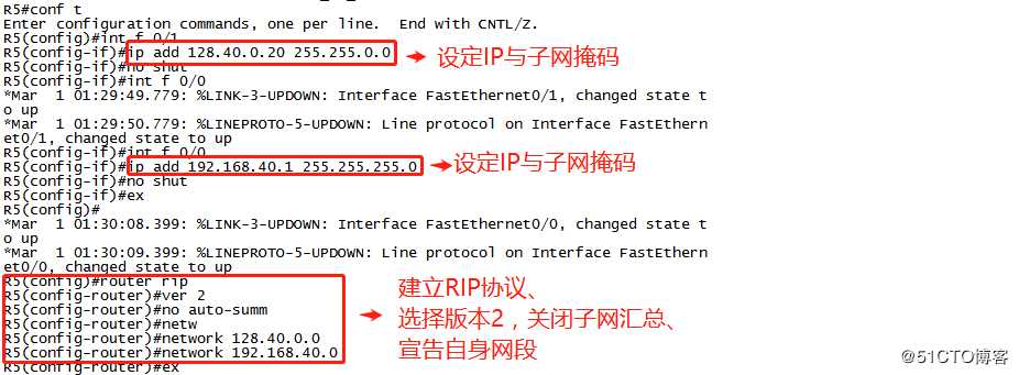 多种动态路由混合架构实验——OSPF协议+RIP协议+静态路由