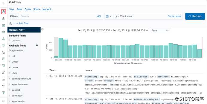 Kubernetes运维之使用ELK Stack收集K8S平台日志