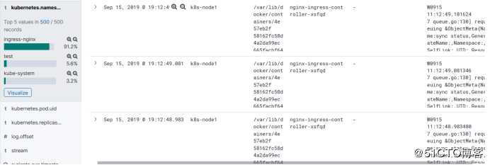 Kubernetes运维之使用ELK Stack收集K8S平台日志