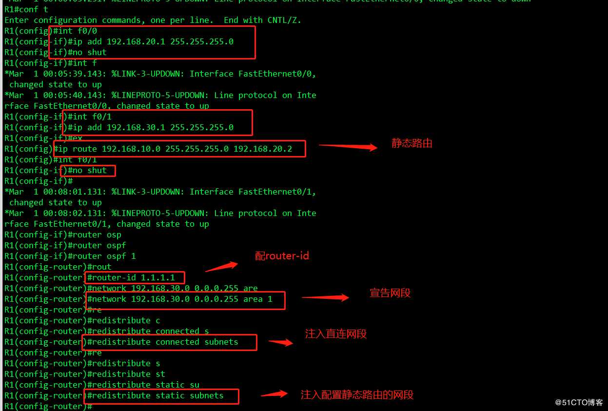 基于LInux系统的路由综合实验
