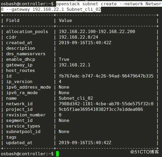 openstack学习-网络管理操作