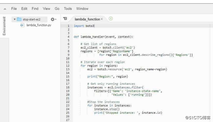 Lambda，AWS和Python的自动化管理操作 - 自动开机和关机