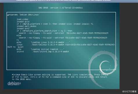 debianLinux 系统进入单用户