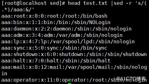 正则表达式（sed、awk）