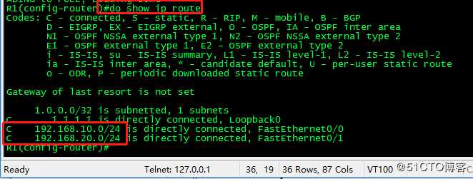 OSPF虚链路配置实验