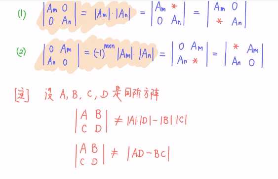 拉普拉斯展开定理