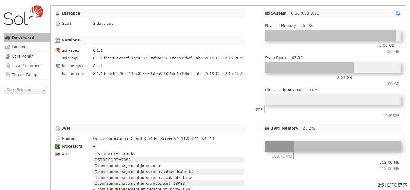 基于docker容器部署solr 8.1