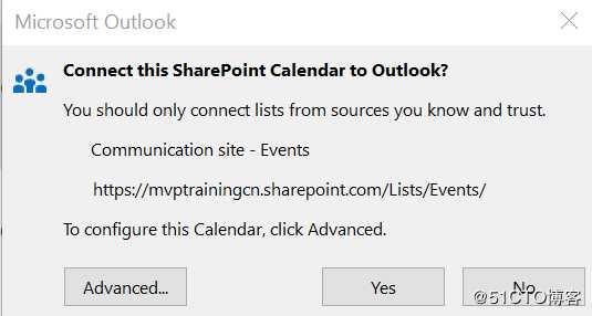 Office 365 小技巧：Outlook与SharePoint的日历共享