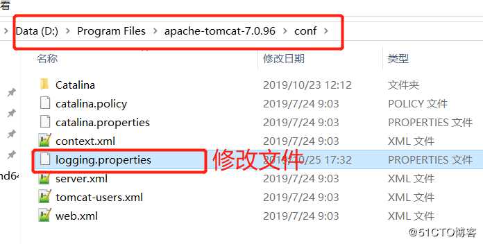 tomcat windows 平台启动时控制台乱码