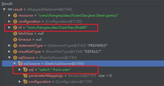 mappedStatement