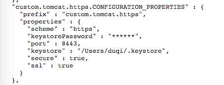 TomcatSslConnector对应的属性值