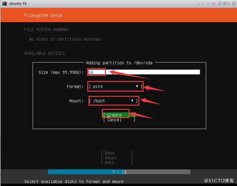 安装Ubuntu 18 Server 系统