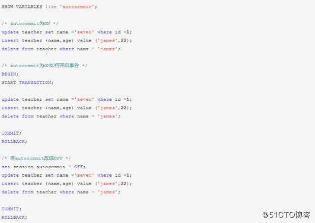 MySQL InnoDB 事务