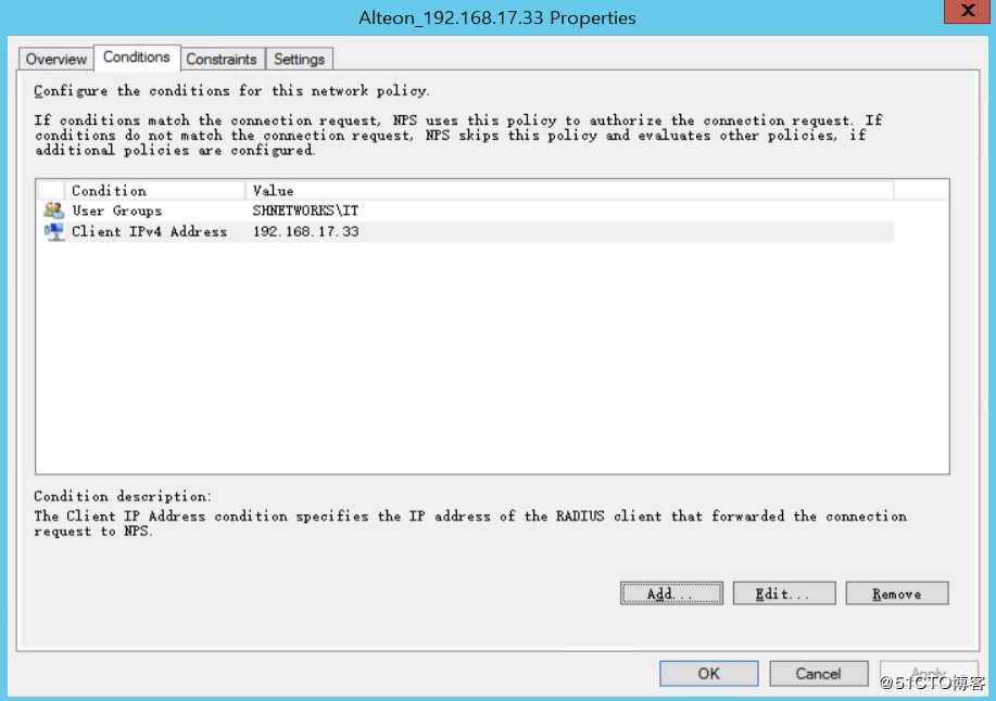 Radware Alteon Radius认证+Windows Radius server