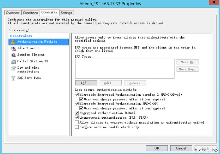Radware Alteon Radius认证+Windows Radius server