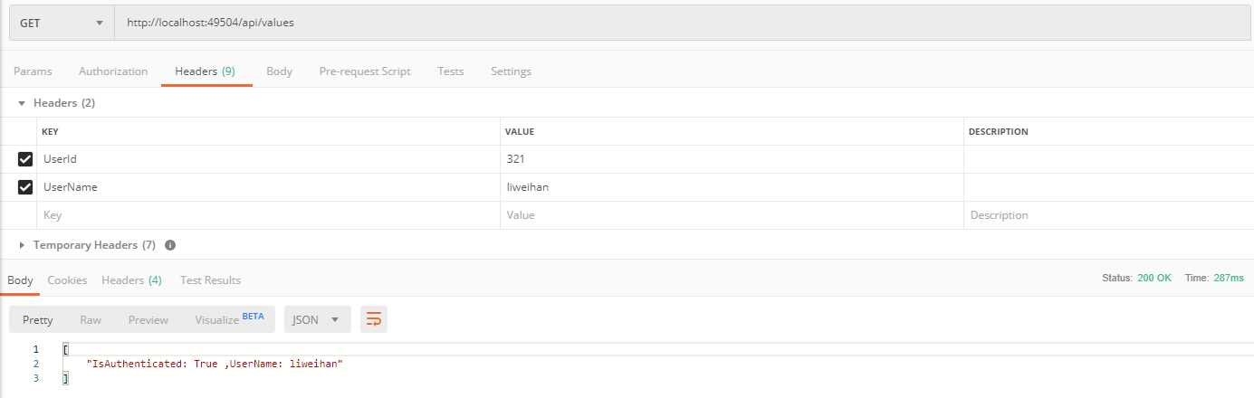 with header authentication && userId > 0